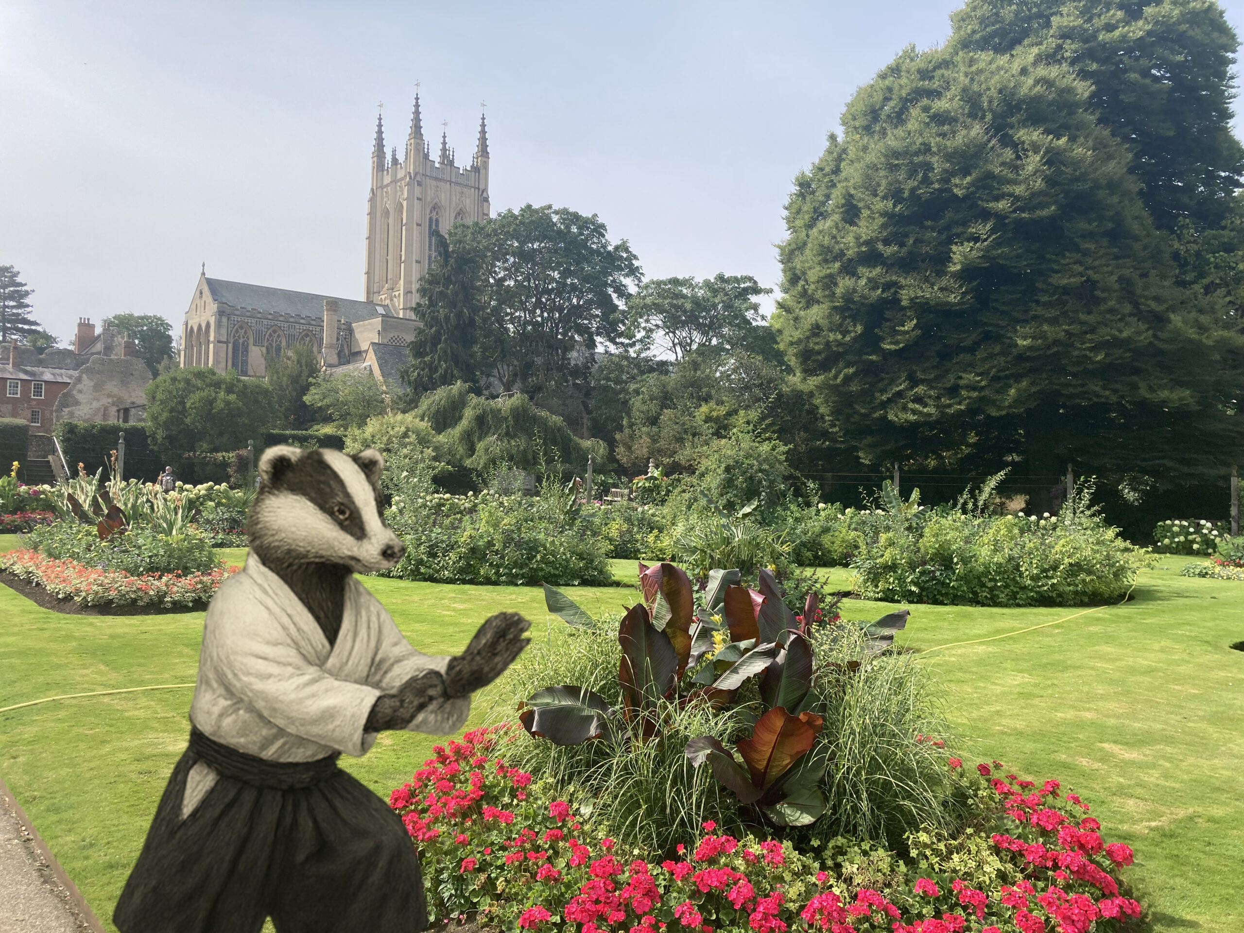 Aikido in the Abbey Gardens