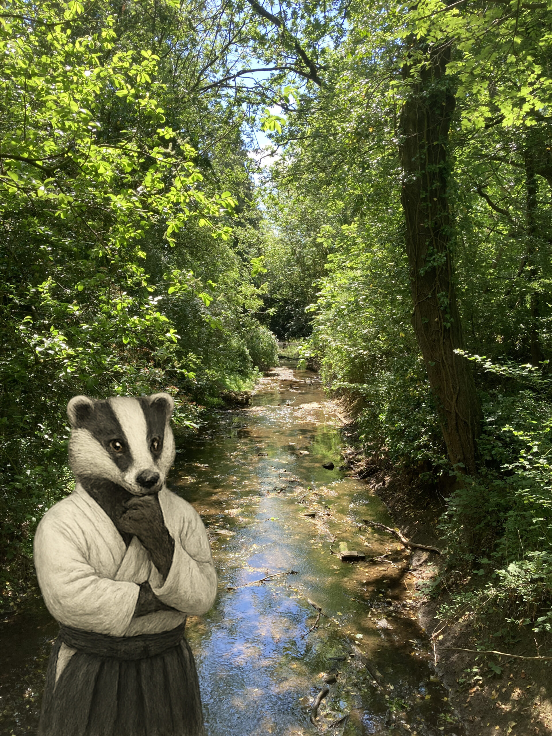 Thinking by the river in Clare